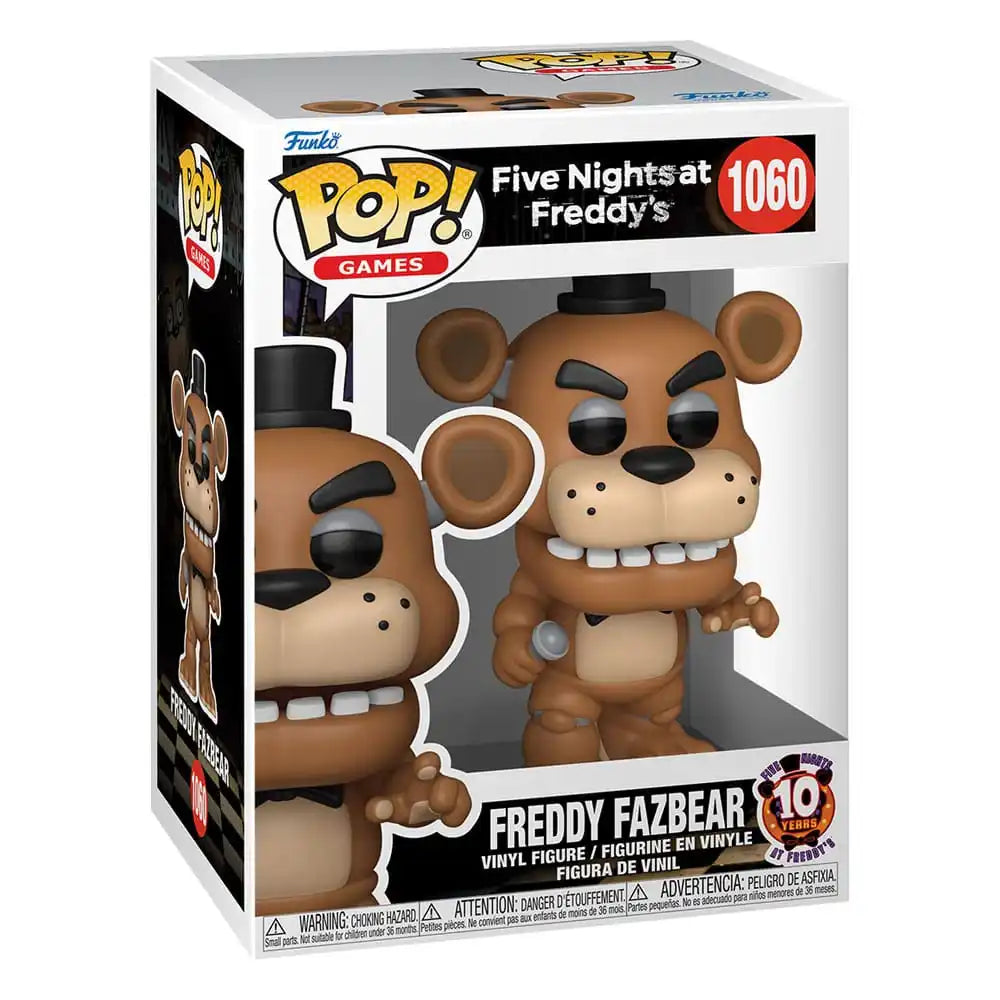 Five Nights at Freddy's POP! Vinyl Figur 10th Anniversary - Freddy 9 cm - Smalltinytoystore