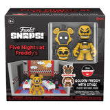 Five Nights at Freddy's Snap Spielset mit Actionfigur Stage w/Freddy (GD) 9 cm - Smalltinytoystore