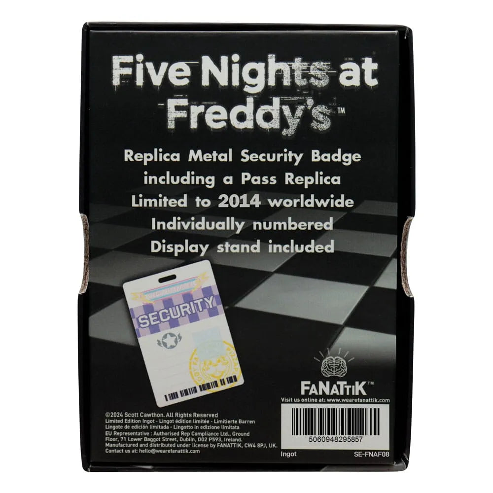 Five Nights at Freddy´s Replik Security Badge - Smalltinytoystore