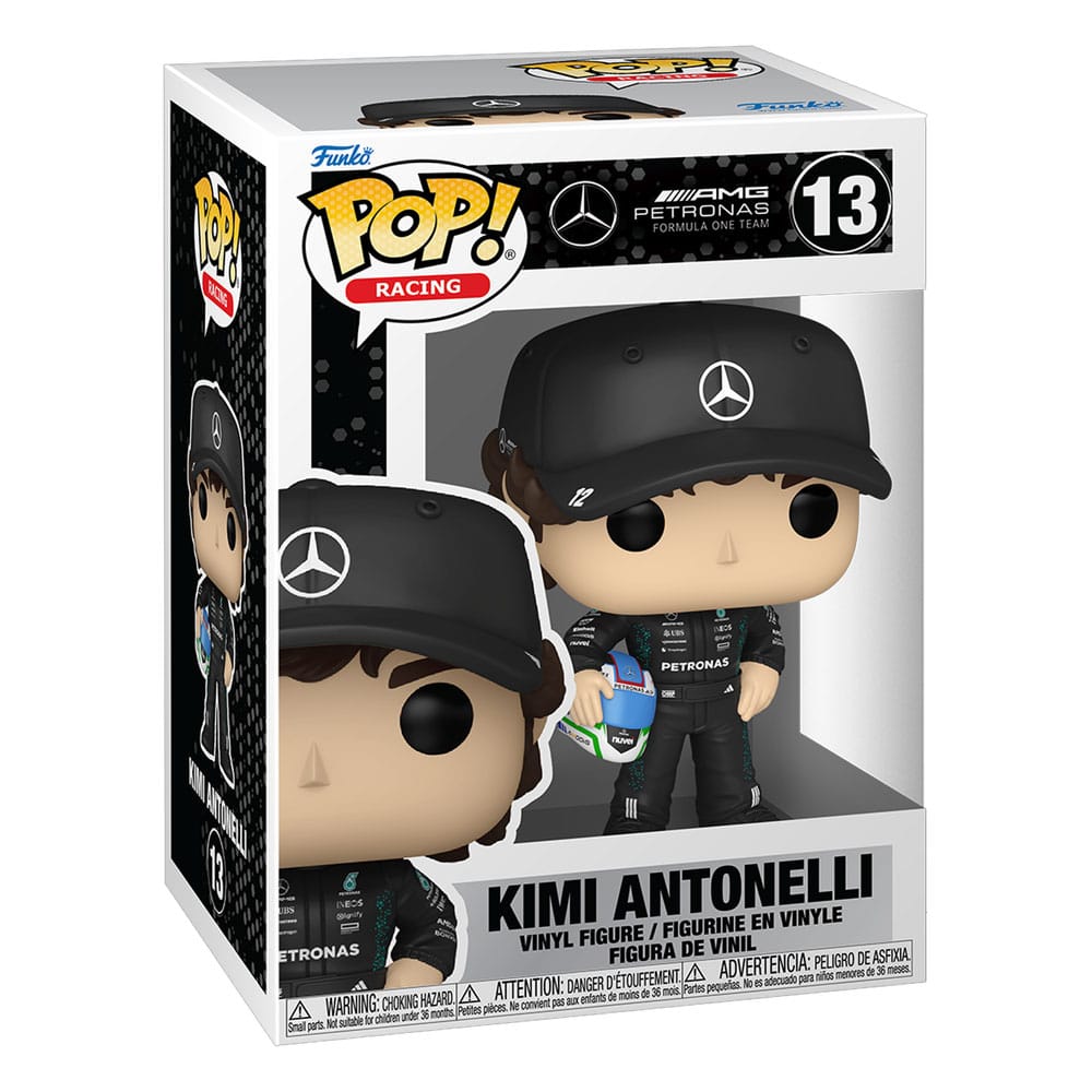 Formel 1 POP! Racing Vinyl Figur Kimi Antonelli 9 cm - Smalltinytoystore