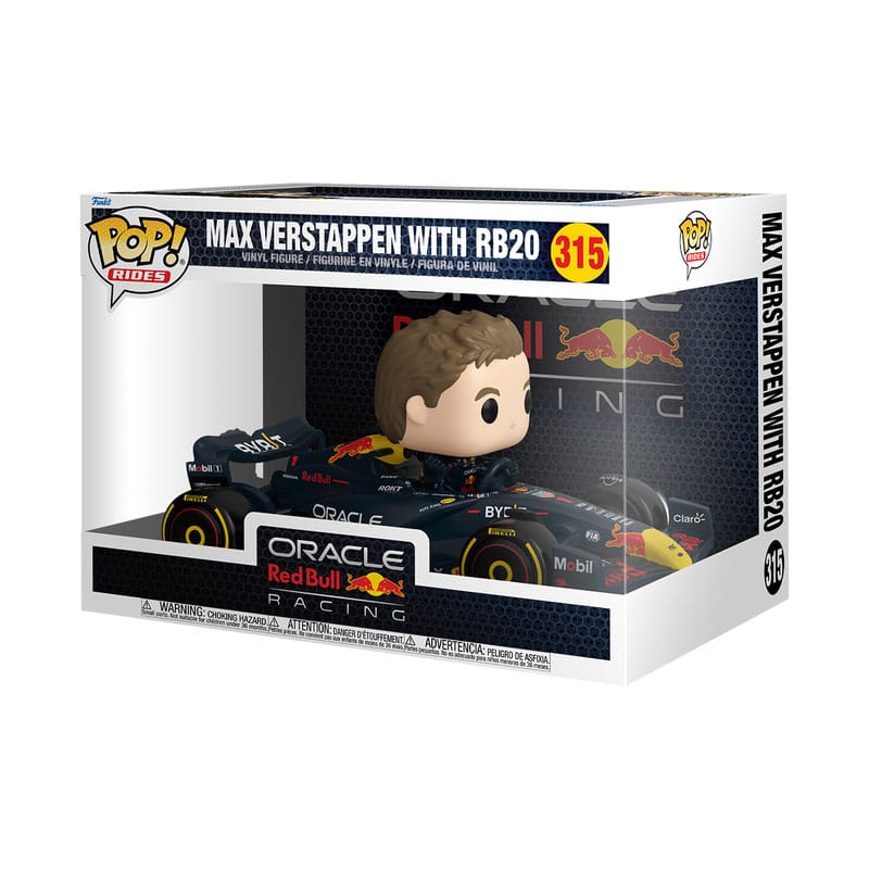 Formel 1 POP! Rides Super Deluxe Vinyl Figur RB- Verstappen w/RB20 15 cm - Smalltinytoystore