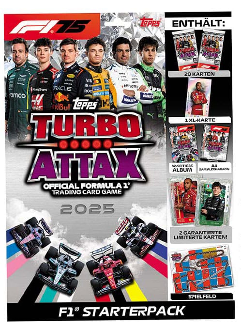 Formel 1 Turbo Attax TCG 2025 F1 Starterpack *Deutsche Version* - Smalltinytoystore