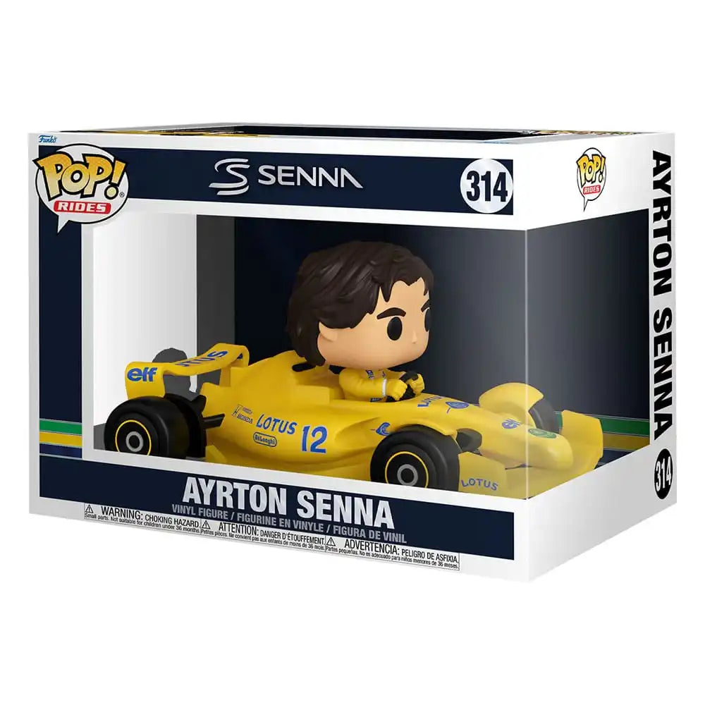 Formula 1 POP! Rides Deluxe Vinyl Figur McLaren- Ayrton Senna 9 cm - Smalltinytoystore