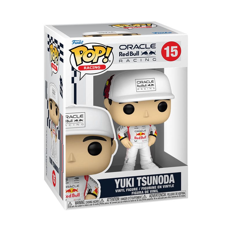 Formular 1 POP! Racing Vinyl Figur Yuki Tsunoda 9 cm - Smalltinytoystore