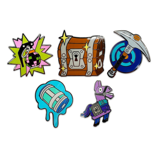 Fortnite Ansteck-Pins Set 3 cm (6) - Smalltinytoystore