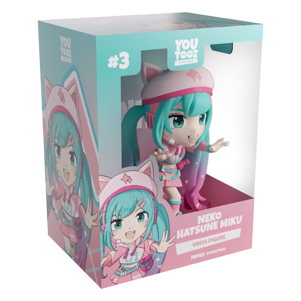 Fortnite x Miku Vinyl Figur Neko Hatsune Miku 12 cm - Smalltinytoystore
