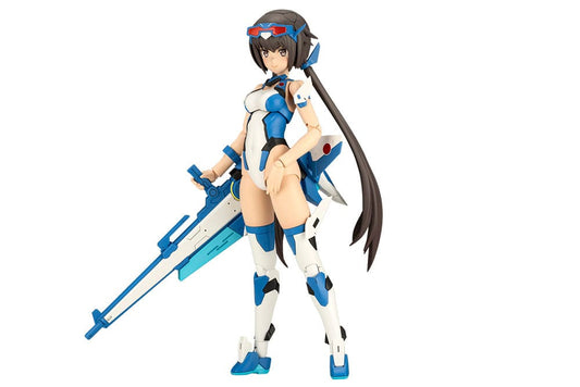 Frame Arms Girl Plastic Model Kit Stylet Swimsuit Blue Impulse Color Ver. 16 cm - Smalltinytoystore