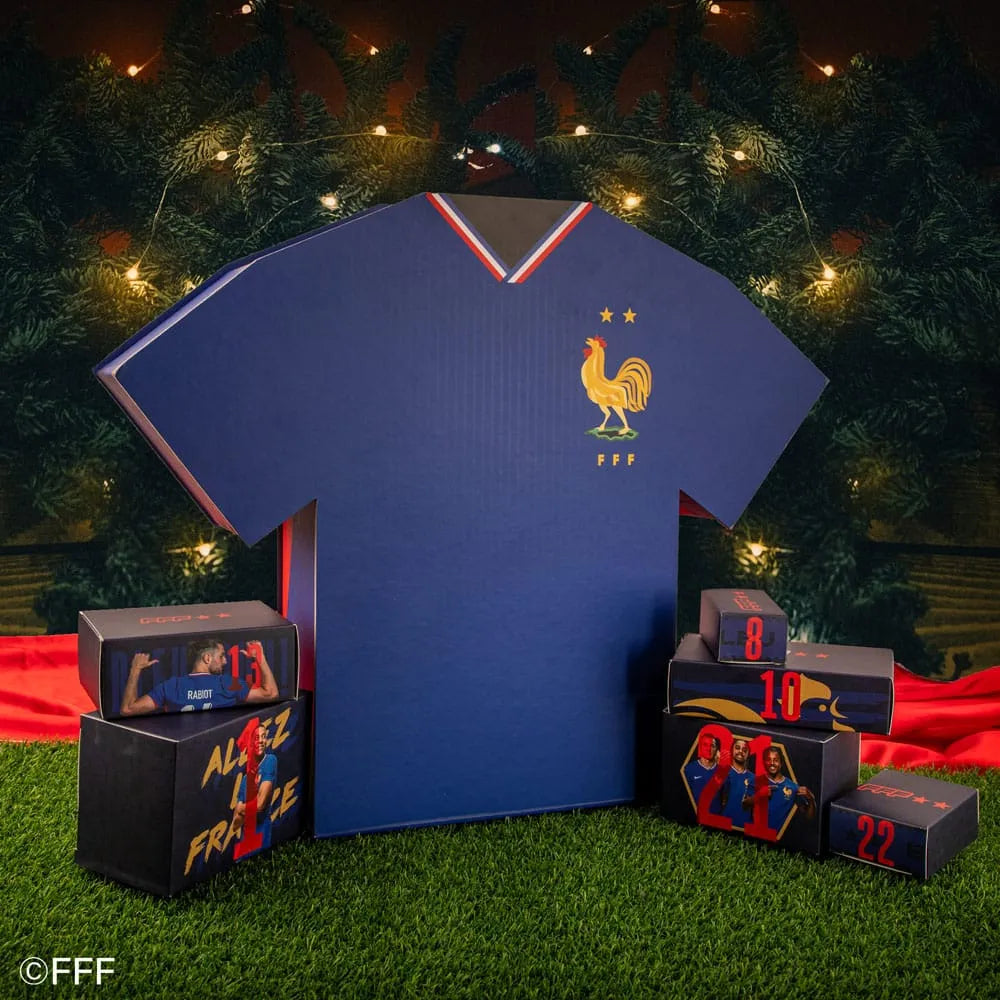 Französische Fußballföderation Adventskalender Deluxe 2025 - Smalltinytoystore