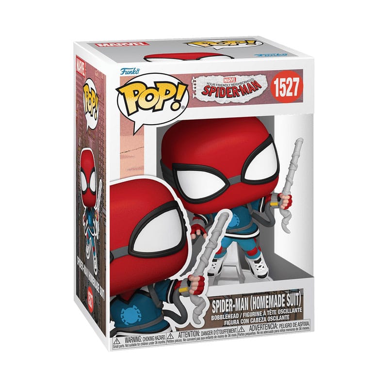 Friendly Neighborhood Spider-Man POP! Vinyl Figur Proto Suit Spider-Man 9 cm - Smalltinytoystore