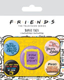 Friends Ansteck-Buttons 5er-Pack Quotes - Smalltinytoystore