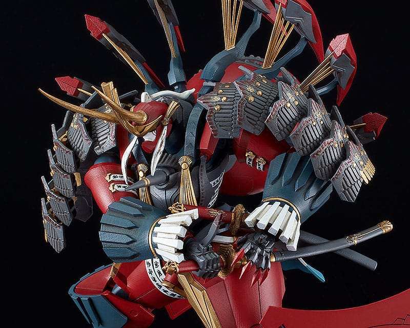Full Metal Daemon Muramasa Moderoid Plastic Model Kit Third-generation Seishuusengou Uemon-no-jou Muramasa 16 cm (re-run) - Smalltinytoystore