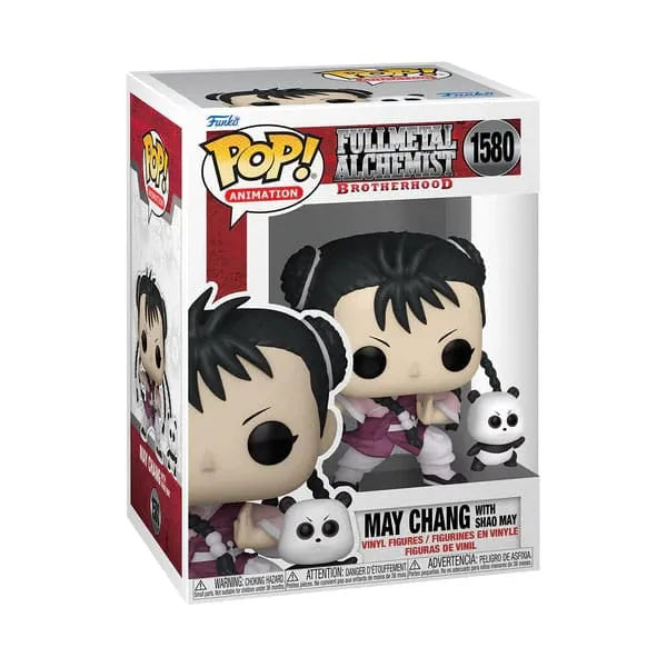 Fullmetal Alchemist Brotherhood POP & Buddy! Animation Vinyl Figur May Chang w/Panda 9 cm - Smalltinytoystore