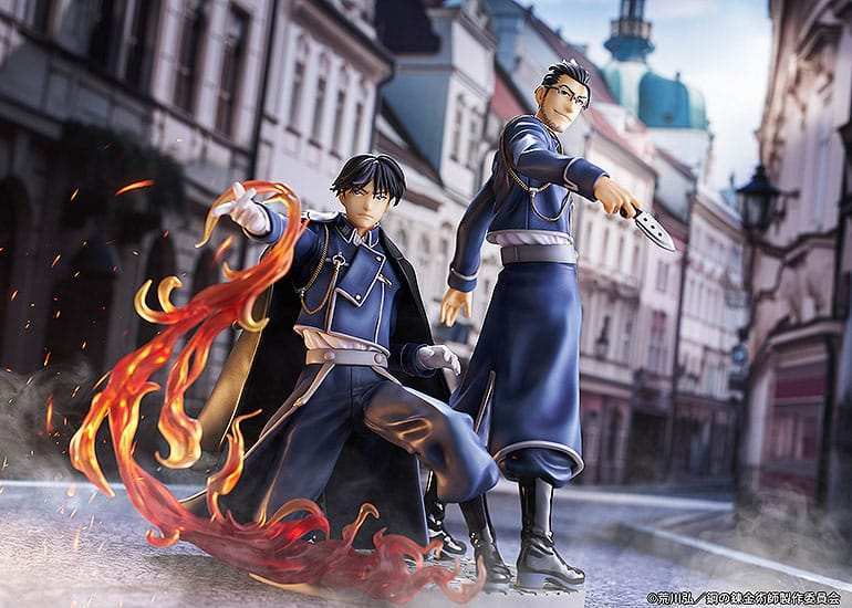 Fullmetal Alchemist: Brotherhood PVC Statue Roy Mustang & Maes Hughes Kizuna 27 cm - Smalltinytoystore