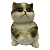 Fun Maker Squishy Fidget Toy Dark Brown Cat 11 cm - Smalltinytoystore