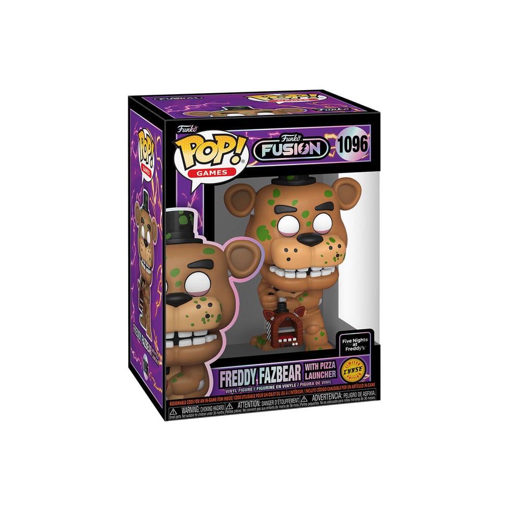 Funko Fusion POP! Games Vinyl Figuren Freddy Fazbear with Pizza Launcher w/CH 9 cm Sortiment (6) - Smalltinytoystore