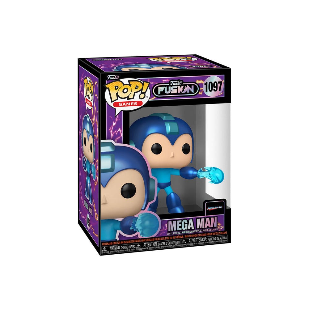 Funko Fusion POP! Games Vinyl Figuren Mega Man w/CH 9 cm Sortiment (6) - Smalltinytoystore