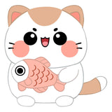 Funny Cat Plüschfigur Cat with Fish 25 cm - Smalltinytoystore