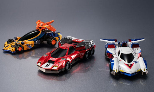 Future GPX Cyber Formula Fahrzeuge 3er-Pack Asurada G.S.X & Albatrander 602 & Aoi Superion GT Set Heritage Edition 7 cm - Smalltinytoystore