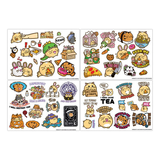 Fuzzballs Tech Sticker Pack - Smalltinytoystore