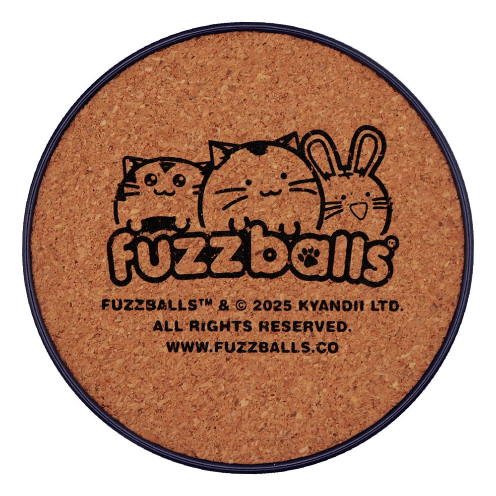 Fuzzballs Untersetzer 4er-Pack - Smalltinytoystore