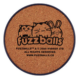 Fuzzballs Untersetzer 4er-Pack - Smalltinytoystore