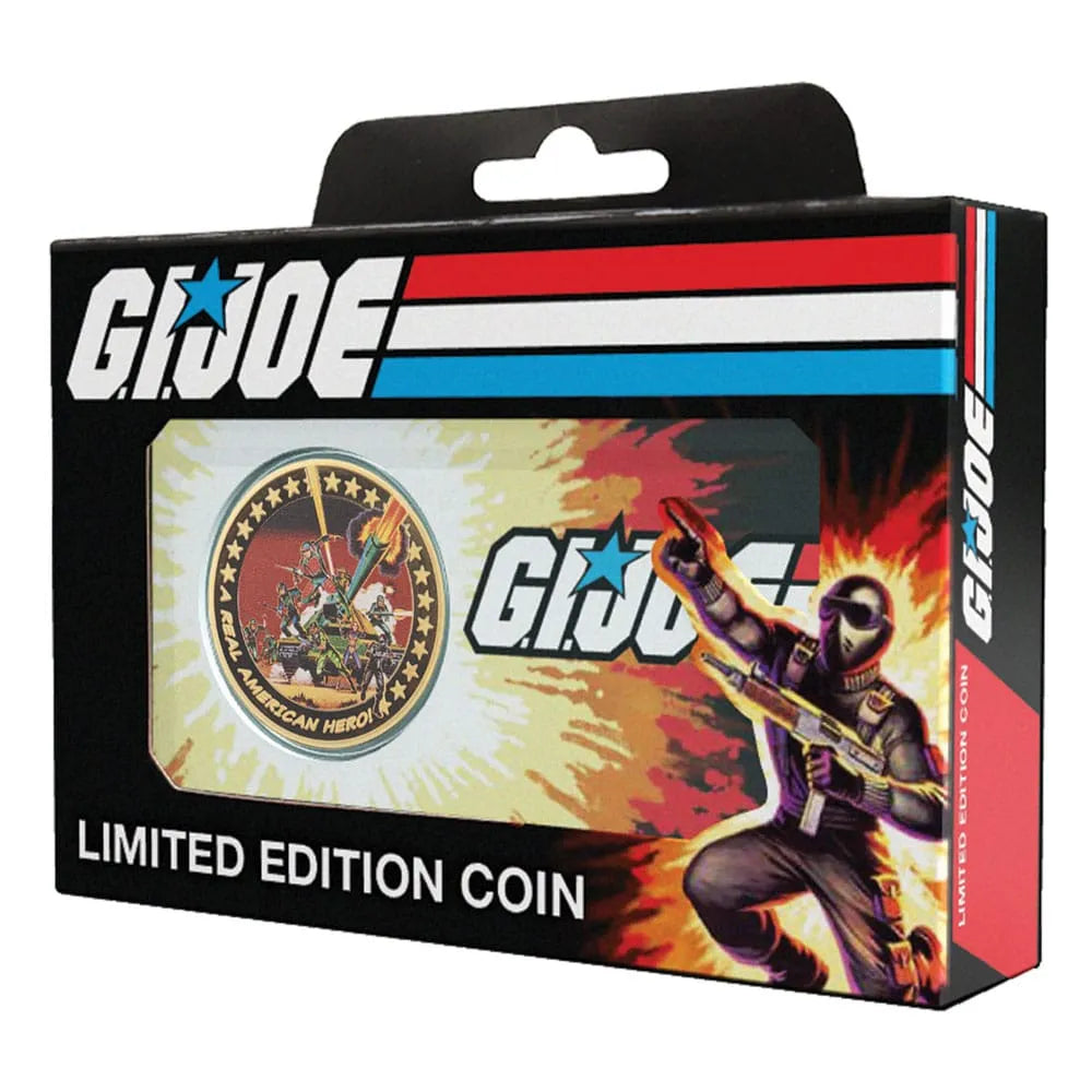 G.I. Joe Sammelmünze A Real American Hero 60th Anniversary 24k Gold Plated Limited Edition - Smalltinytoystore