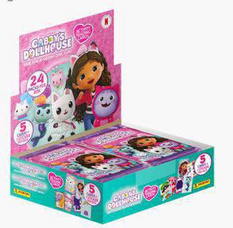 Gabby's Dollhouse: Time for a Meow-Zing fun Trading Cards Flow Packs Display (24) - Smalltinytoystore