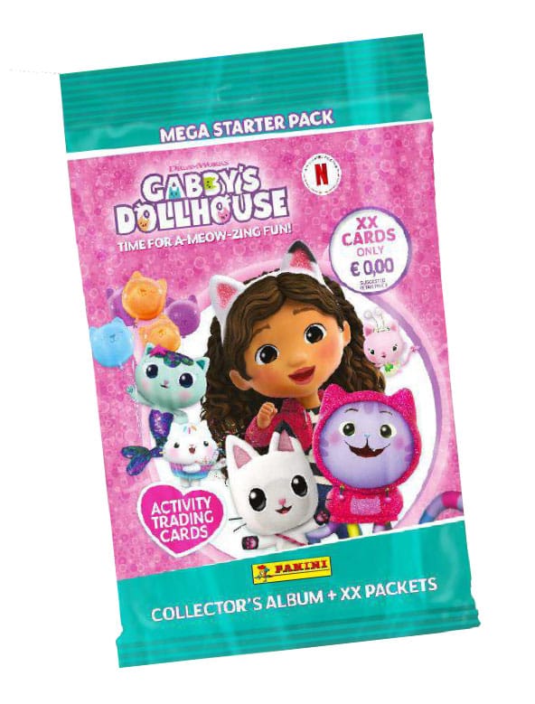 Gabby's Dollhouse: Time for a Meow-Zing fun Trading Cards Starterset *Deutsche Version* - Smalltinytoystore
