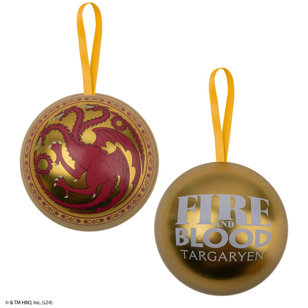 Game of Thrones Christbaumschmuck mit Halskette Targaryen - Smalltinytoystore