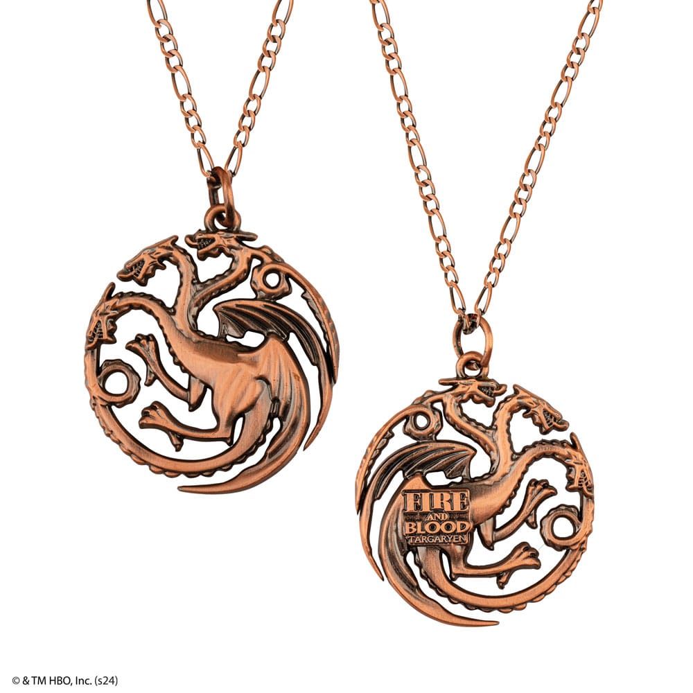 Game of Thrones Christbaumschmuck mit Halskette Targaryen - Smalltinytoystore