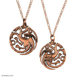 Game of Thrones Christbaumschmuck mit Halskette Targaryen - Smalltinytoystore