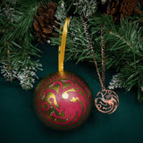 Game of Thrones Christbaumschmuck mit Halskette Targaryen - Smalltinytoystore