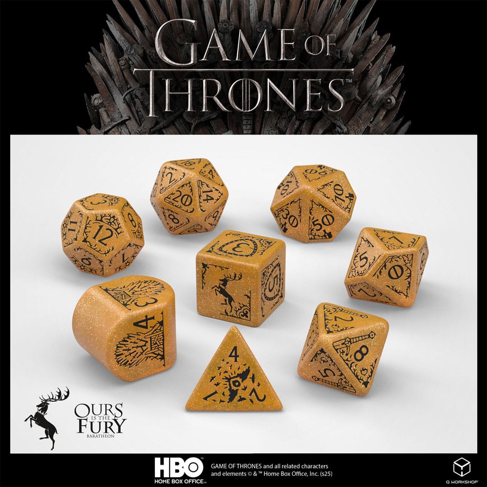 Game of Thrones Würfel Set Baratheon (8) - Smalltinytoystore