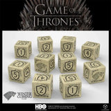 Game of Thrones Würfel Set Stark 10xD6 (10) - Smalltinytoystore