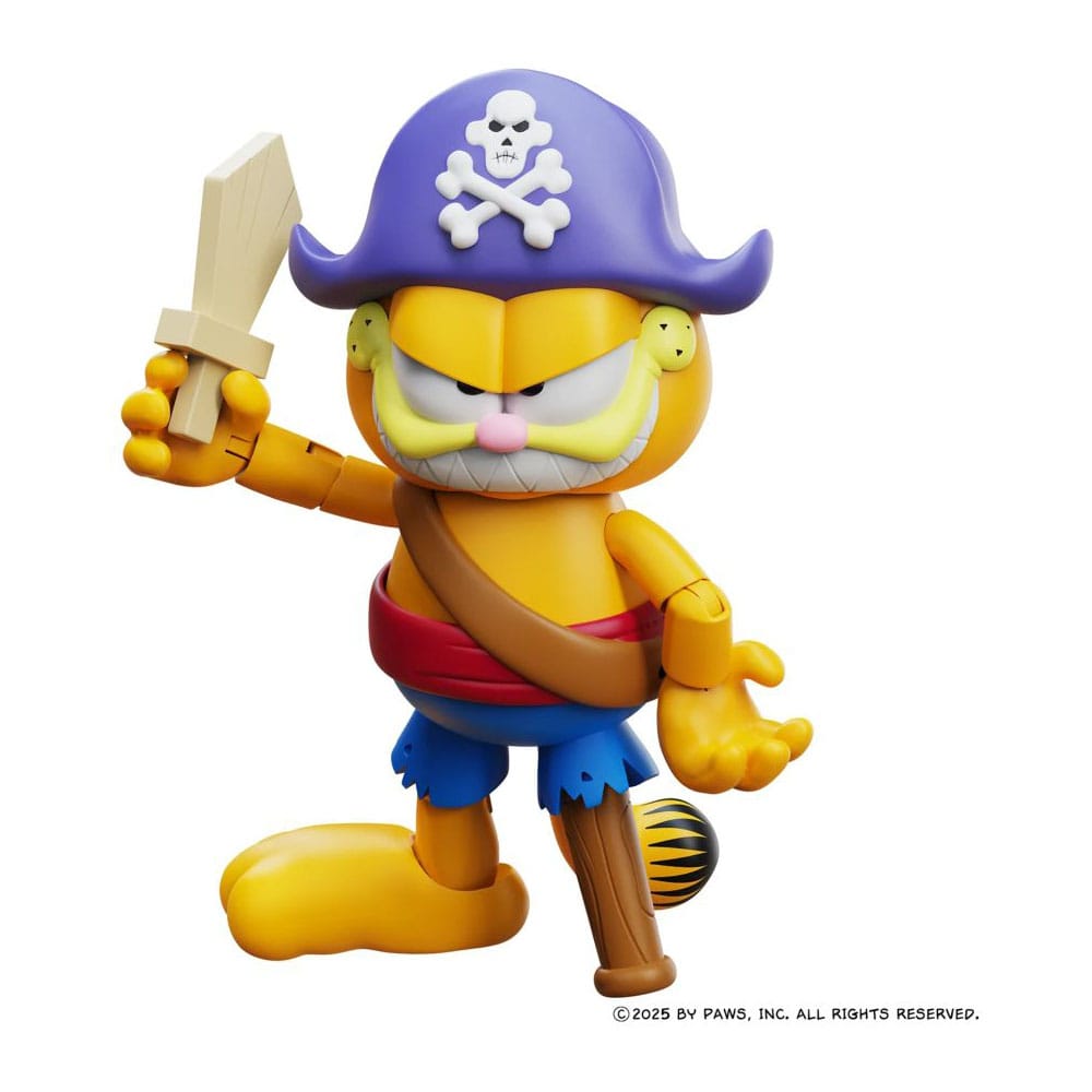 Garfield Actionfiguren 2er-Pack Pirate Garfield and Pirate Odie - Smalltinytoystore