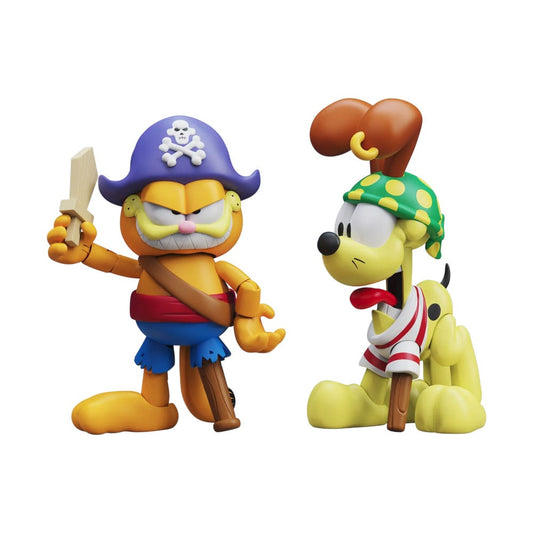Garfield Actionfiguren 2er-Pack Pirate Garfield and Pirate Odie - Smalltinytoystore