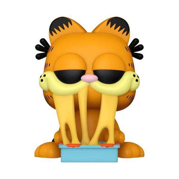 Garfield POP! Comics Vinyl Figur Garfield w/Lasagna Pan 9 cm - Smalltinytoystore