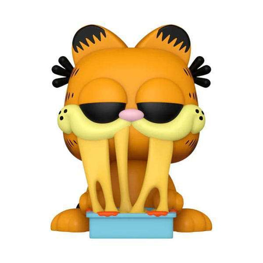 Garfield POP! Comics Vinyl Figur Garfield w/Lasagna Pan 9 cm - Smalltinytoystore