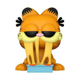 Garfield POP! Comics Vinyl Figur Garfield w/Lasagna Pan 9 cm - Smalltinytoystore
