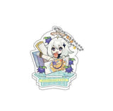 Genshin Impact Genshin Fes 2021 Acryl Figur mit Schlüsselanhänger Paimon 9 cm - Smalltinytoystore