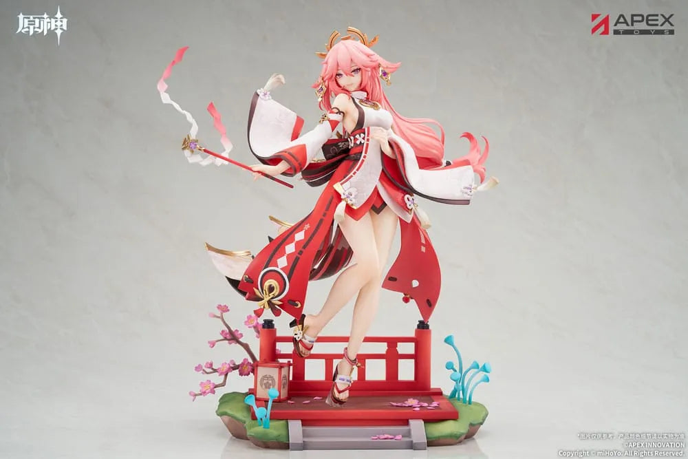 Genshin Impact PVC Statue 1/7 Yae Miko Astute Amusement Ver. 28 cm - Smalltinytoystore