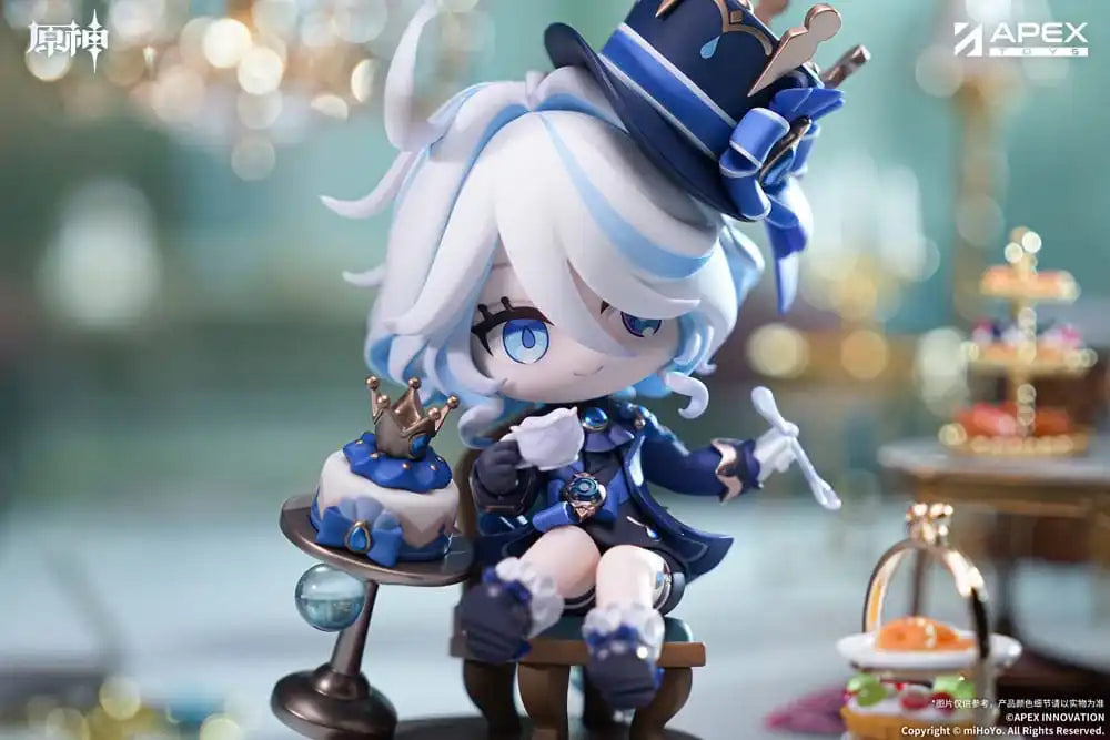 Genshin Impact PVC Statue Furina Amai Gogo no Sanbika Chibi Chara Ver. 13 cm - Smalltinytoystore