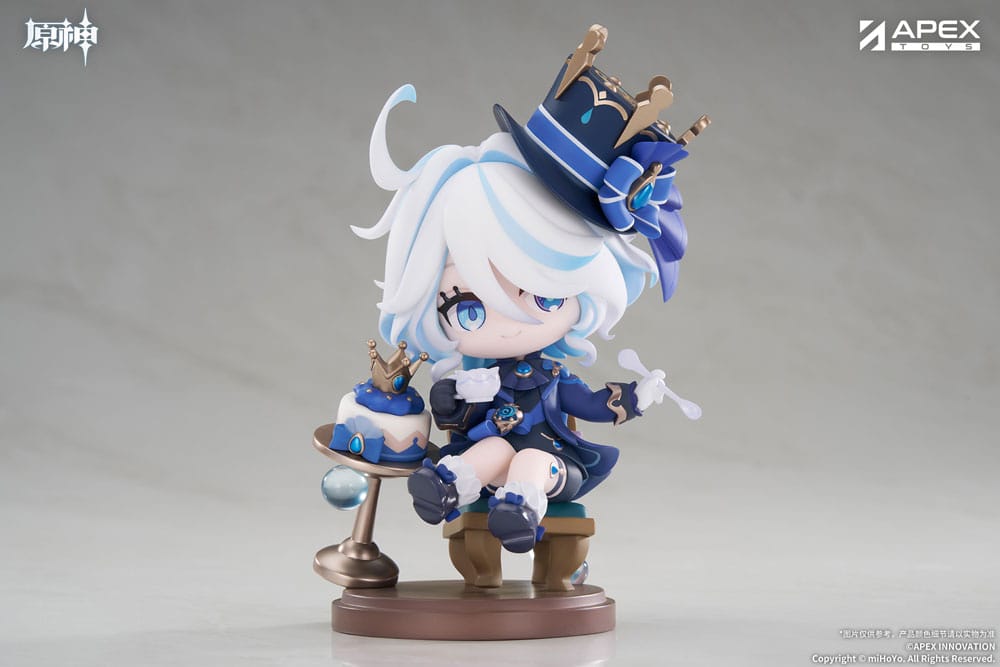 Genshin Impact PVC Statue Furina Amai Gogo no Sanbika Chibi Chara Ver. 13 cm - Smalltinytoystore