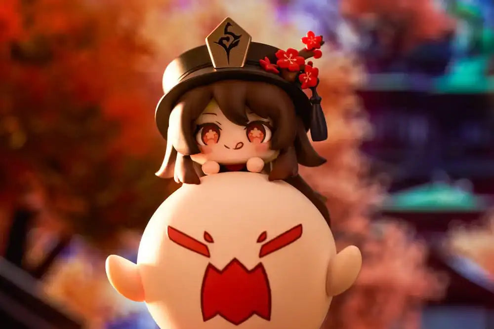 Genshin Impact PVC Statue Hu Tao Chibi Chara Yurayura Stand Ver. (re-run) 10 cm - Smalltinytoystore