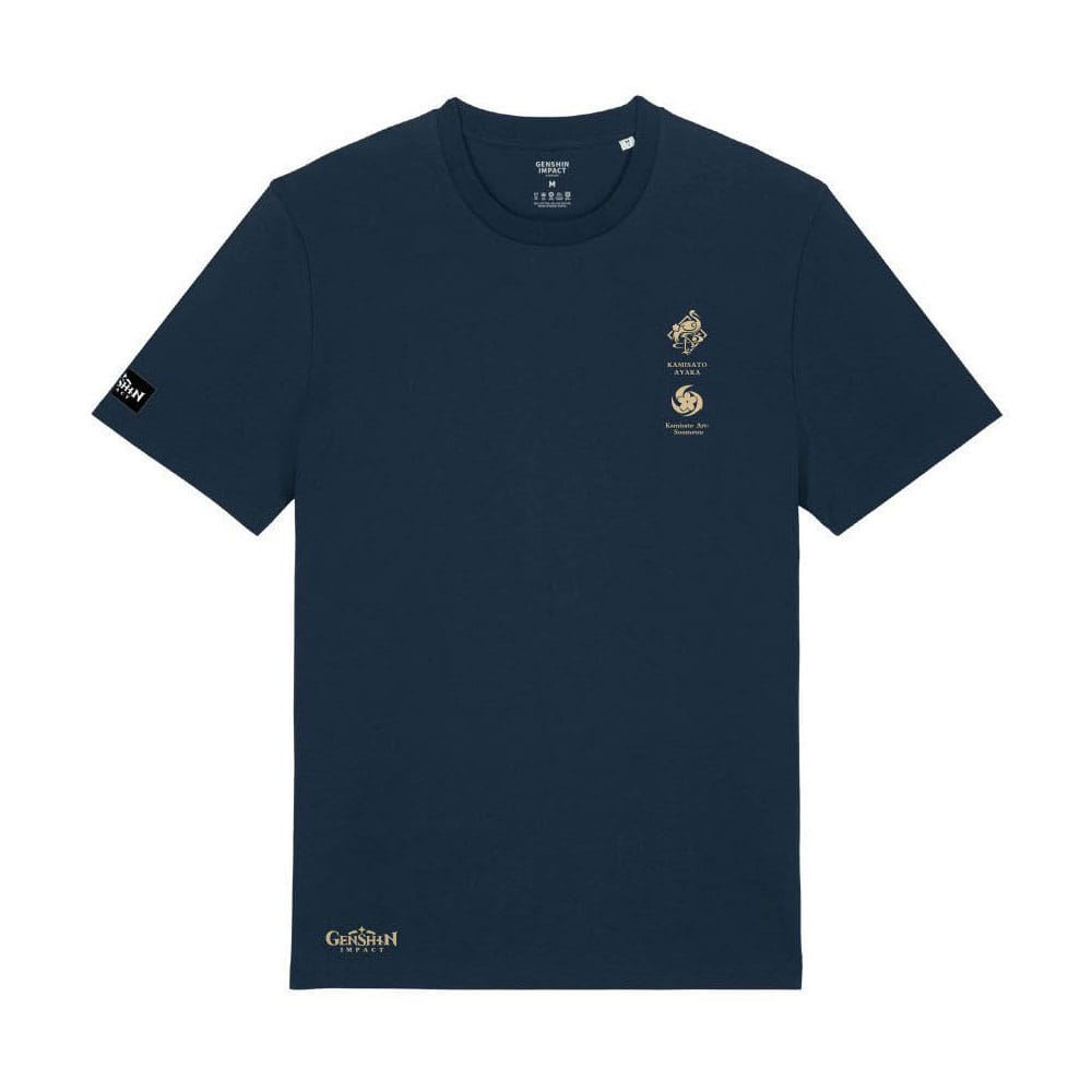 Genshin Impact T-Shirt Kamisato Ayaka Frostlake Heron Größe XL - Smalltinytoystore
