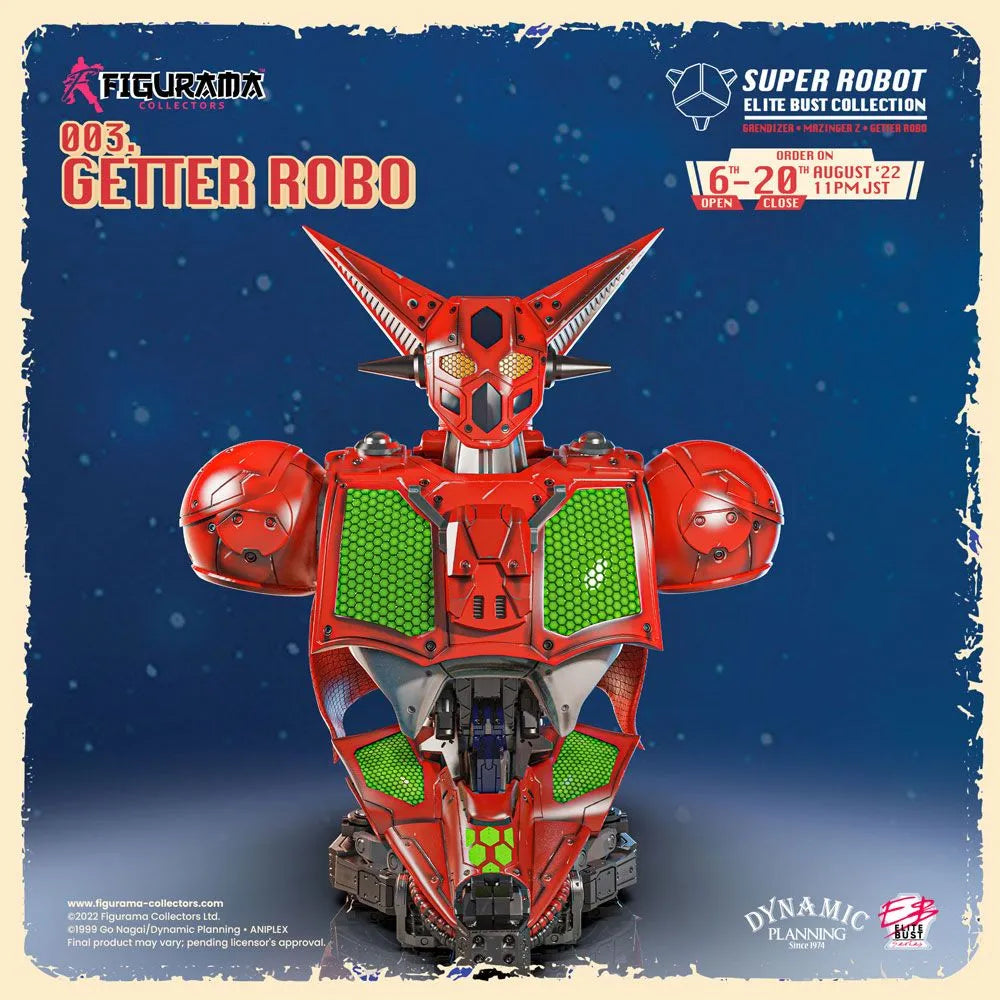 Getter Robo Super Robot Elite Büste 1/3 Getter Robo 26 cm - Smalltinytoystore