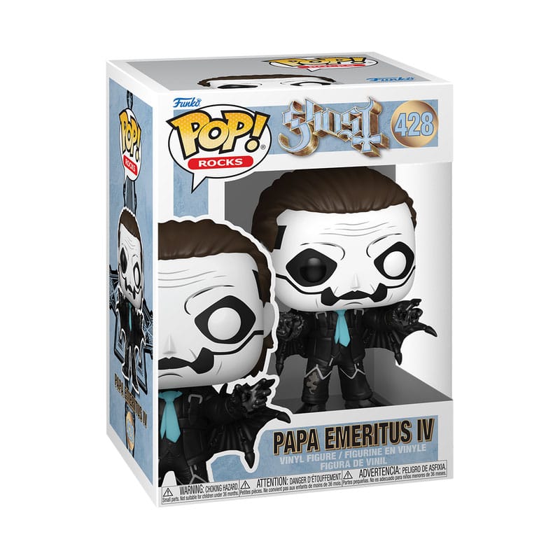 Ghost Band POP! Rocks Vinyl Figur Papa Emeritus IV (Bat Outfit) (Glitter) 9 cm - Smalltinytoystore
