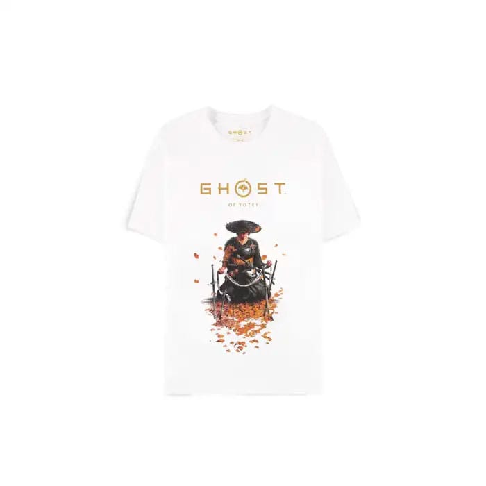 Ghost of Yotei T-Shirt Samurai White Größe M - Smalltinytoystore