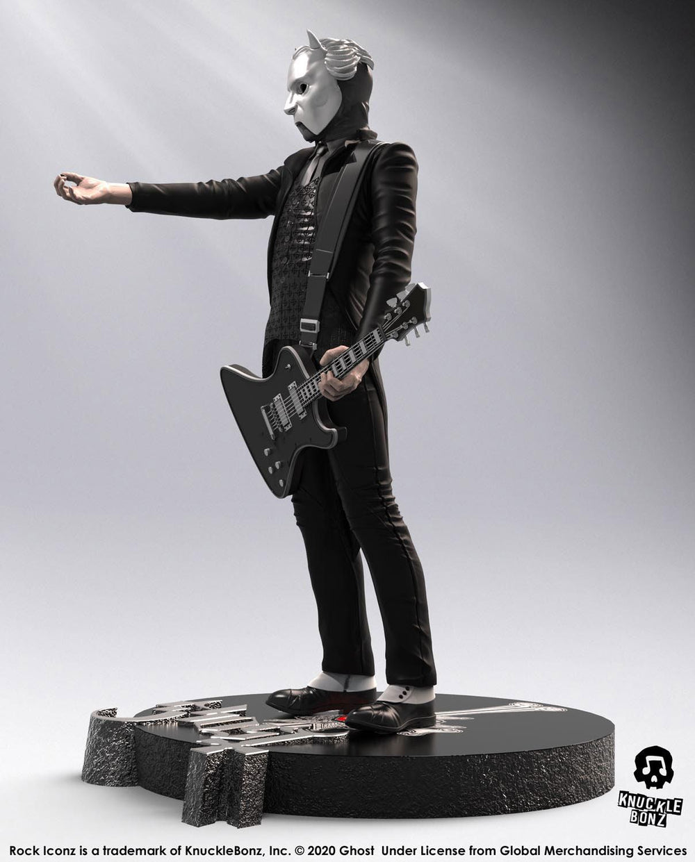 Ghost Rock Iconz Statue Nameless Ghoul (Black Guitar) Limited Edition 22 cm - Smalltinytoystore