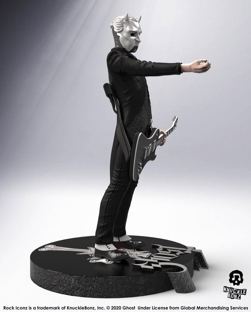 Ghost Rock Iconz Statue Nameless Ghoul (Black Guitar) Limited Edition 22 cm - Smalltinytoystore